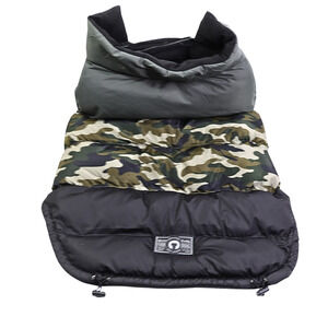 Fabdog Camo Color Block Puffer Coat Jacket Size 24"